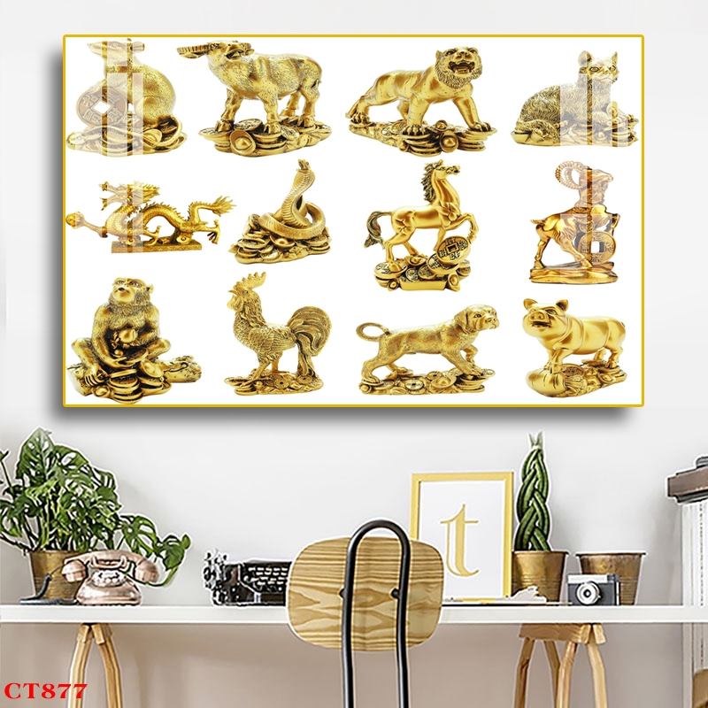 File tranh cây tiền tài lộc TV30241