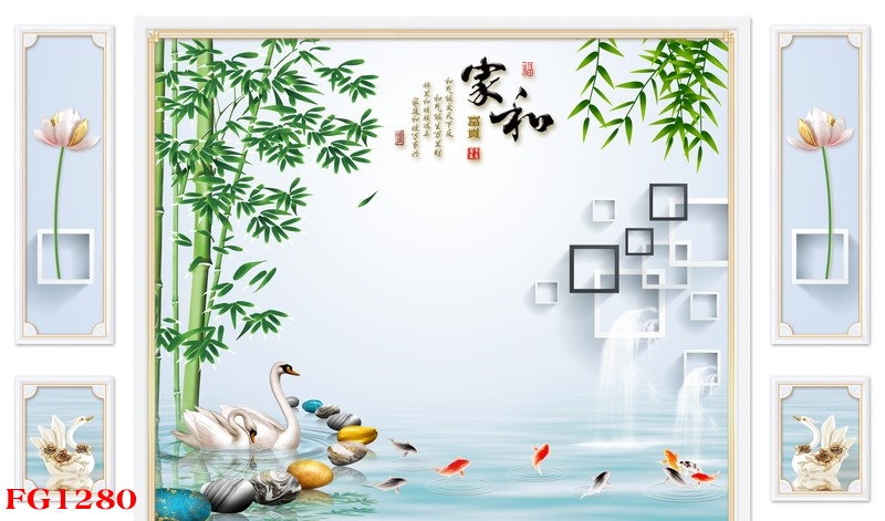 File in tranh tường hiện đại TV23157
