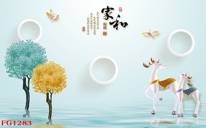 File in tranh tường hiện đại TV23154