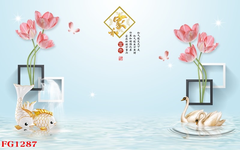 File in tranh tường hiện đại TV23150