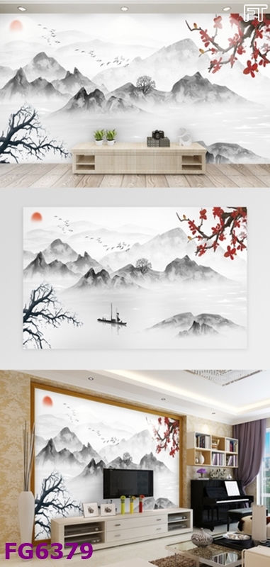 File in tranh tường hiện đại TV18364