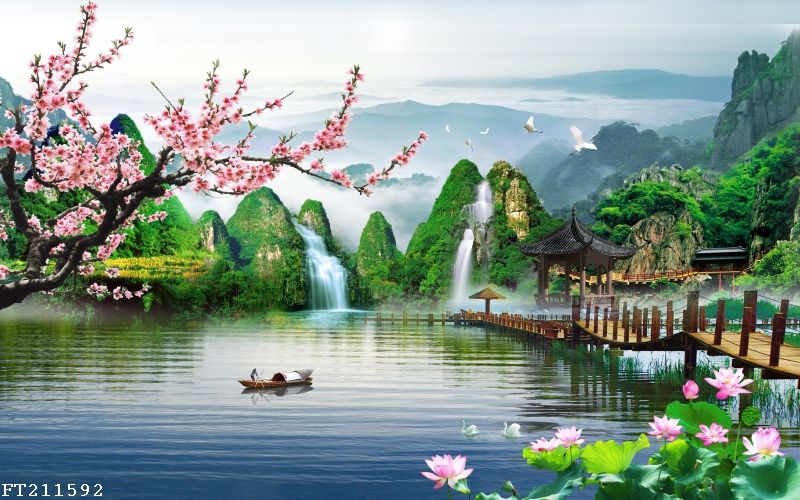 File in tranh tường 3D TV34064