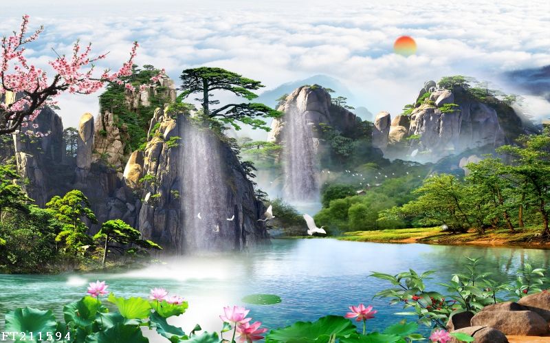 File in tranh tường 3D TV34062