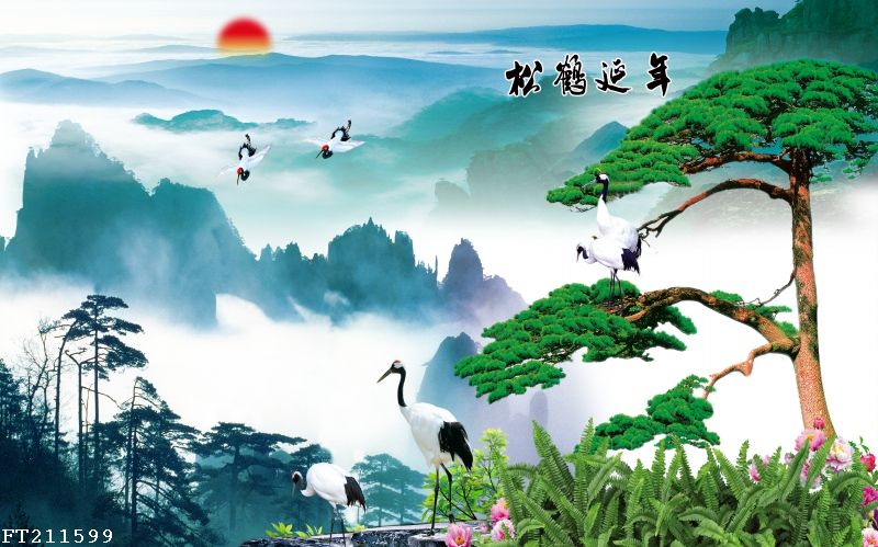 File in tranh tường 3D TV34057