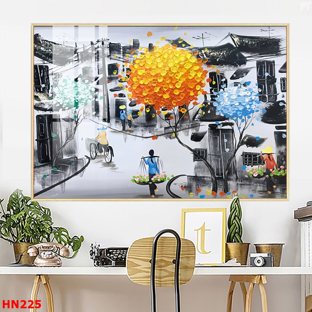 File tranh phố cổ hà nội xưa TV20536