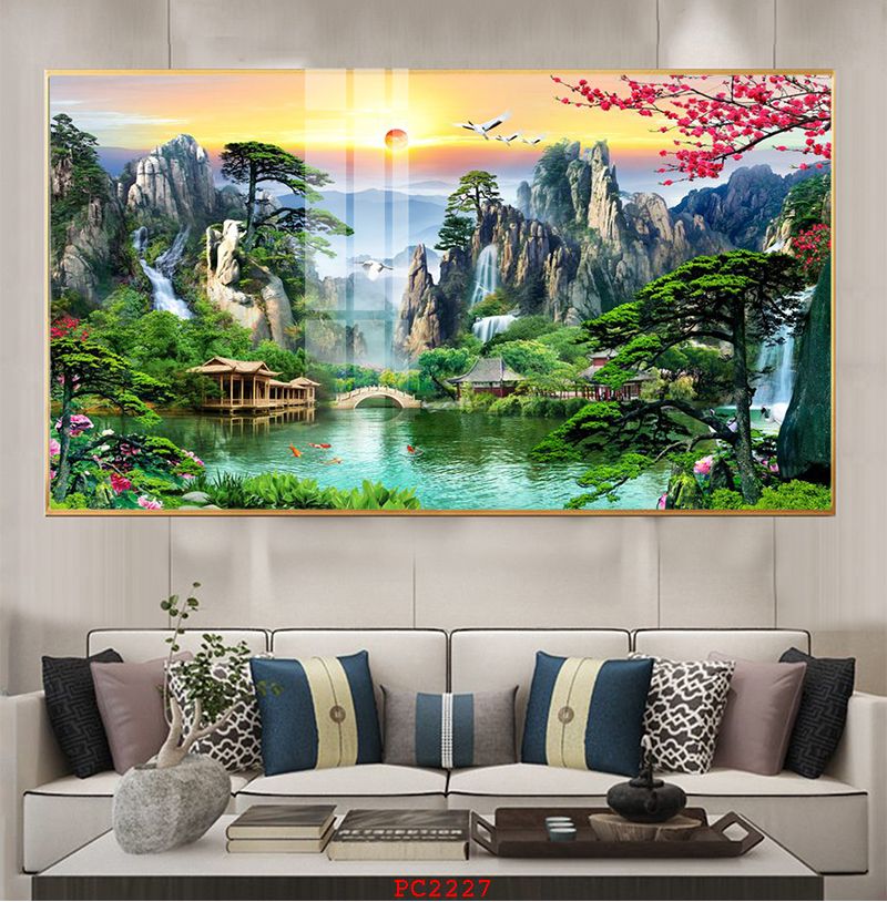 File tranh phong cảnh thiên nhiên TV38018