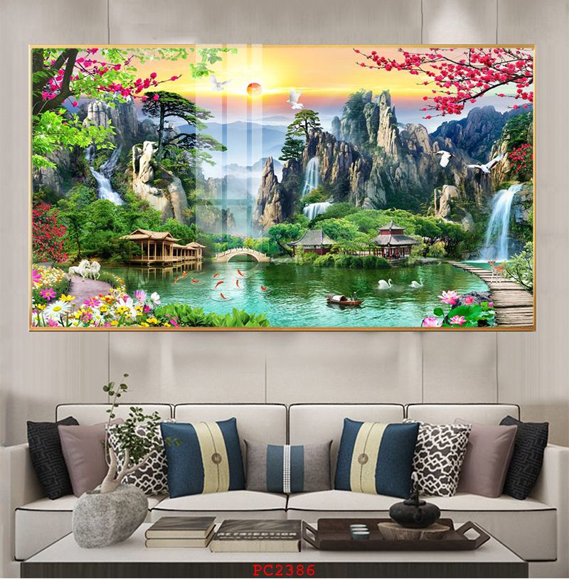 File tranh phong cảnh thiên nhiên TV37859