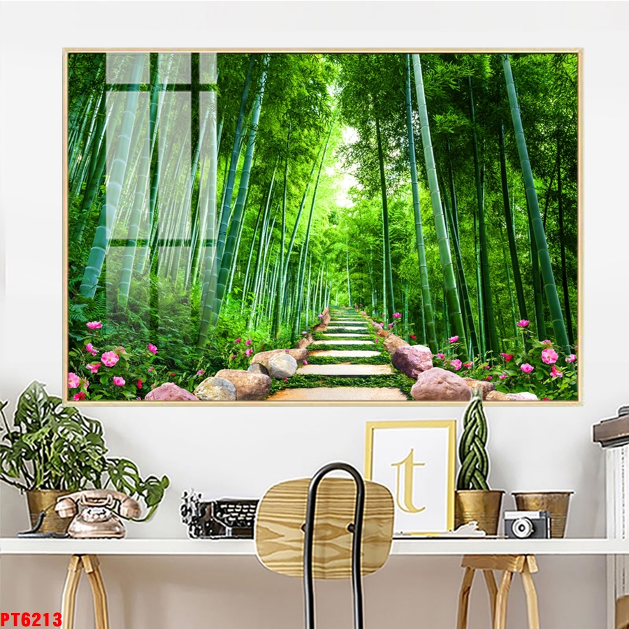 Tranh sơn thủy thác nước TV29852