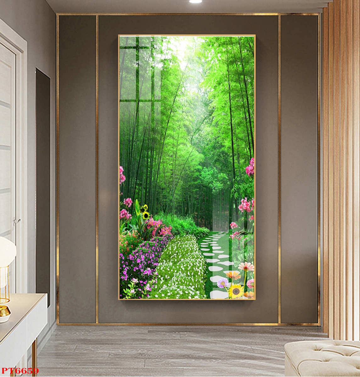 Tranh sơn thủy thác nước TV29406