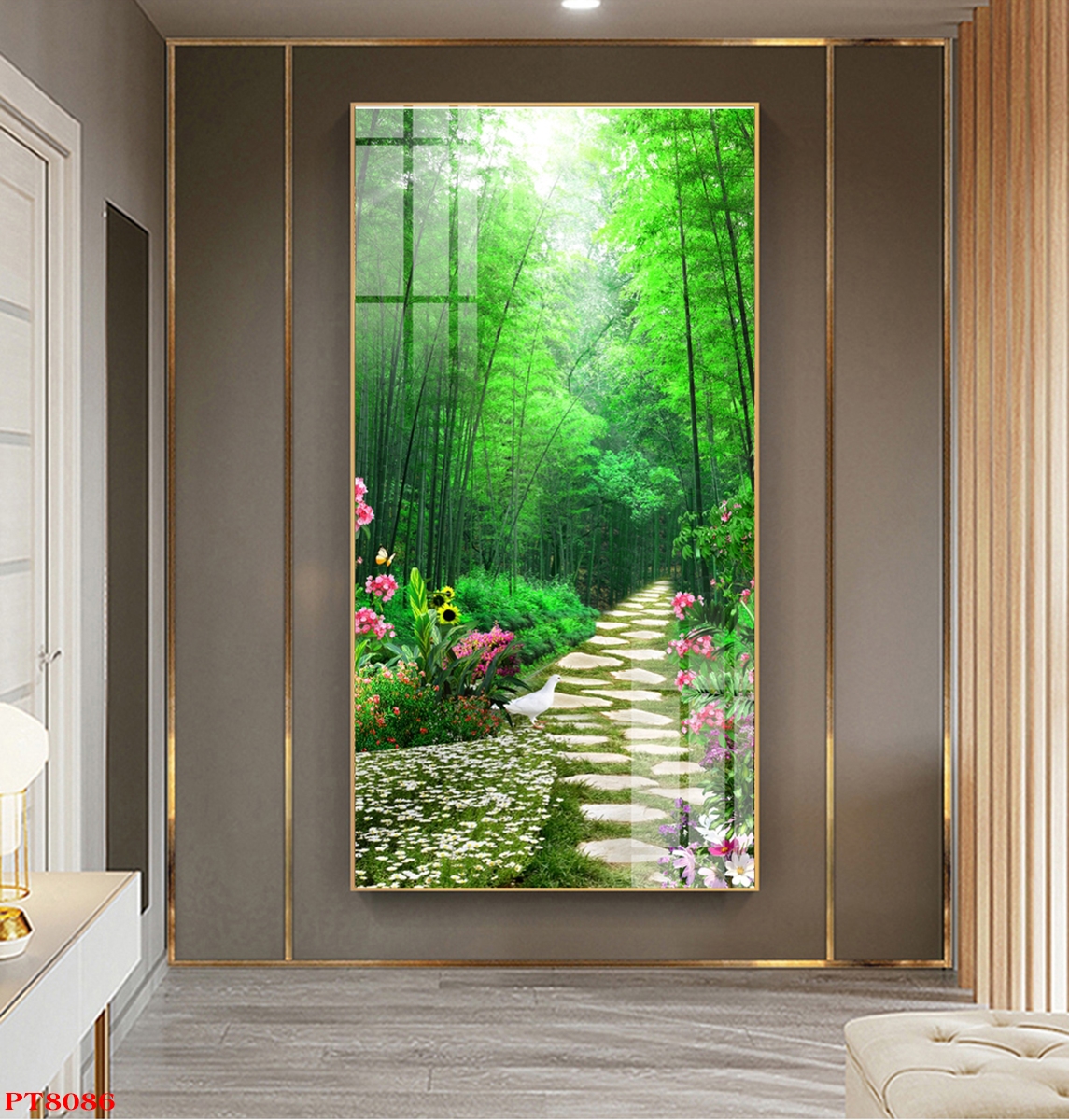 Tranh sơn thủy thác nước TV24235