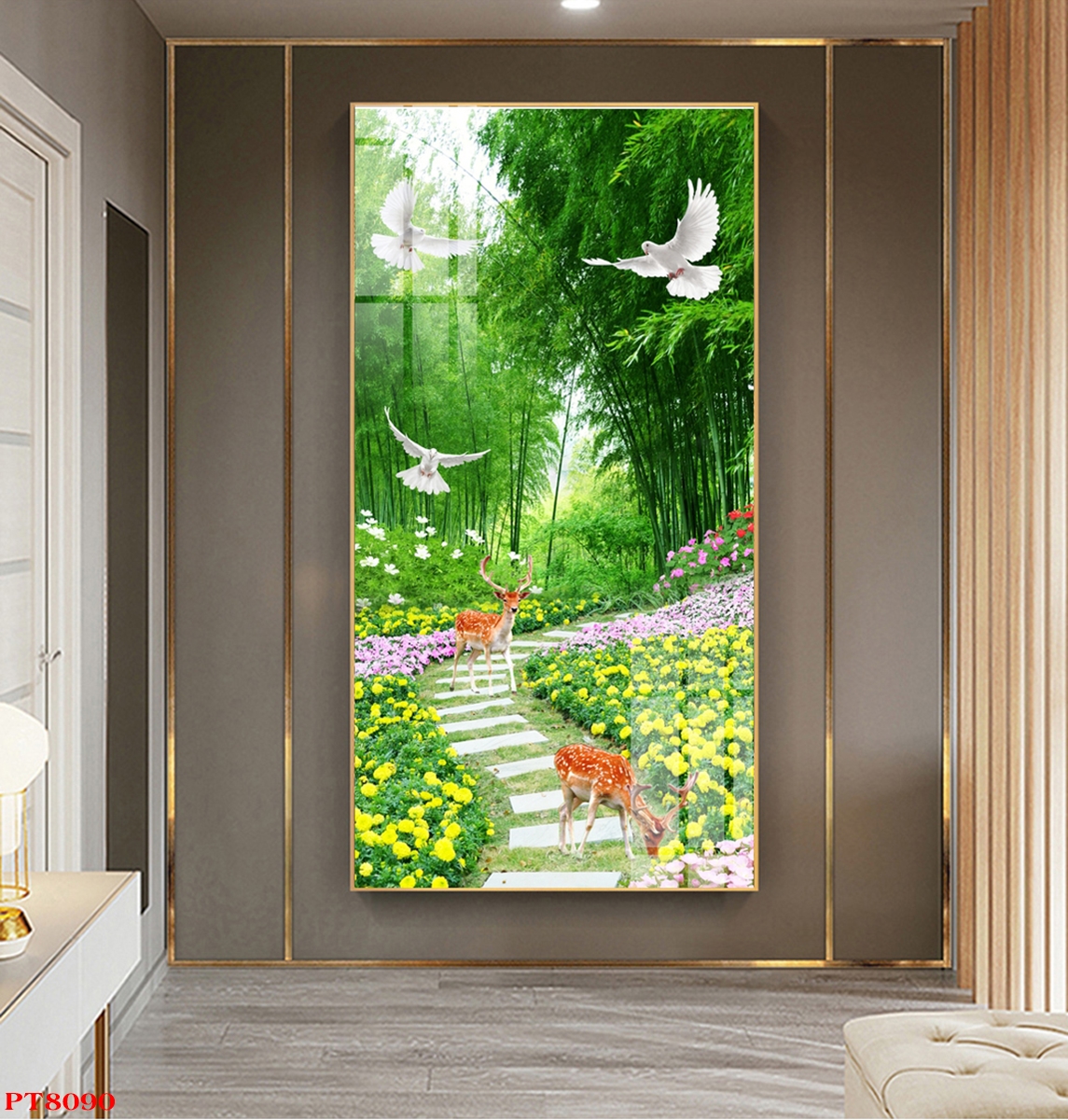 Tranh sơn thủy thác nước TV24231