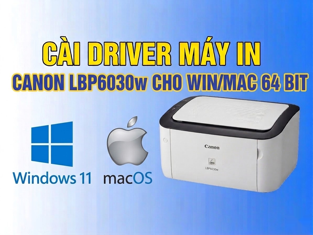 Driver máy in Cannon LBP6030w