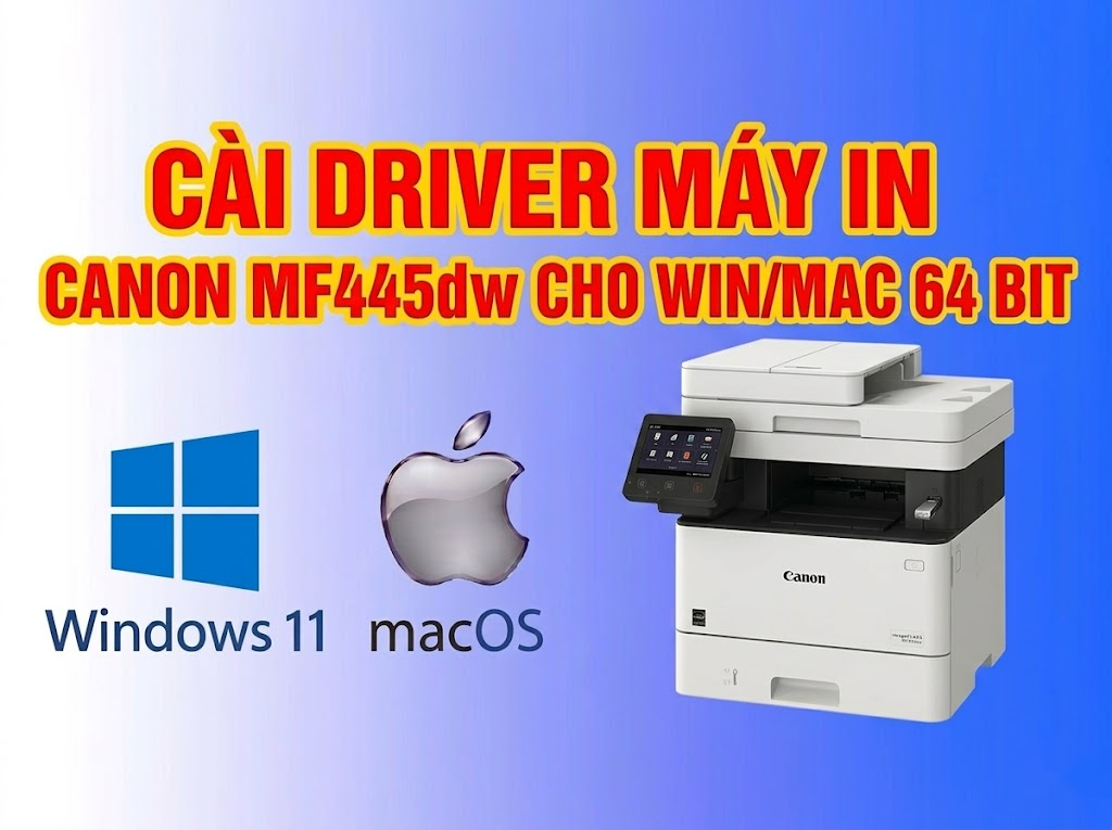 Hướng dẫn cài đặt driver máy in Canon MF465dw