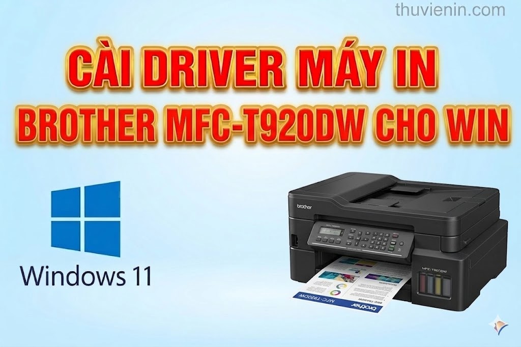 Link tải driver máy in Brother MFC-T920DW và Hướng dẫn cài đặt driver máy in Brother MFC-T920DW
