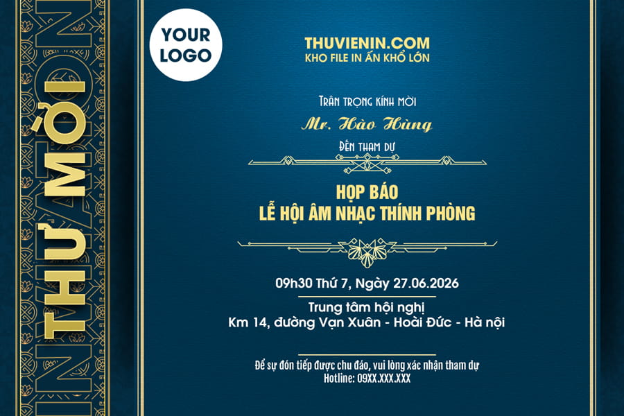 File PSD  mẫu thiệp mời sự kiện thiết kế sang trọng đẳng cấp
